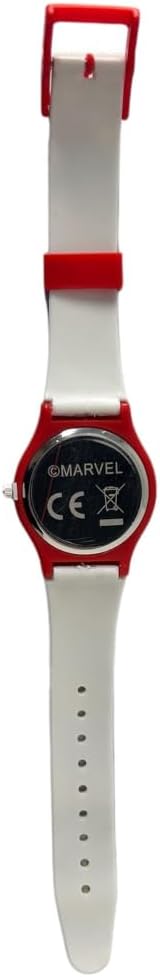 Montre enfant analogique Marvel Iron Man rouge avec boîte en étain – Image 3