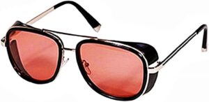 Lunettes de soleil steampunk rétro Iron Man Tony Stark UV400