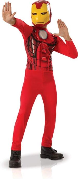 Déguisement Iron Man Marvel enfant avec combinaison et masque PVC