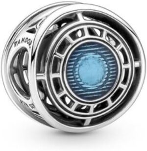 Charm réacteur à arc Iron Man Marvel en argent sterling