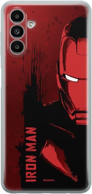 Coque TPU Marvel Iron Man 004 Red pour Samsung A13 5G et A04S