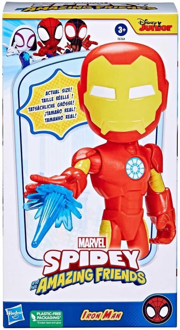 Iron Man Marvel Spidey et Ses Amis Extraordinaires, figurine géante 22 cm Hasbro – Image 5