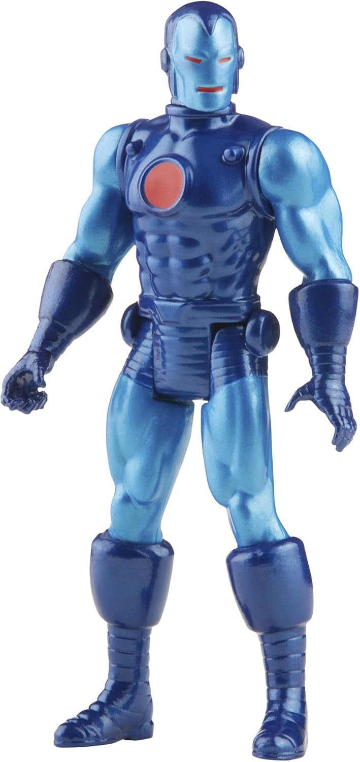Figurine rétro 375 Stealth Suit Iron Man Marvel Legends 9,5 cm