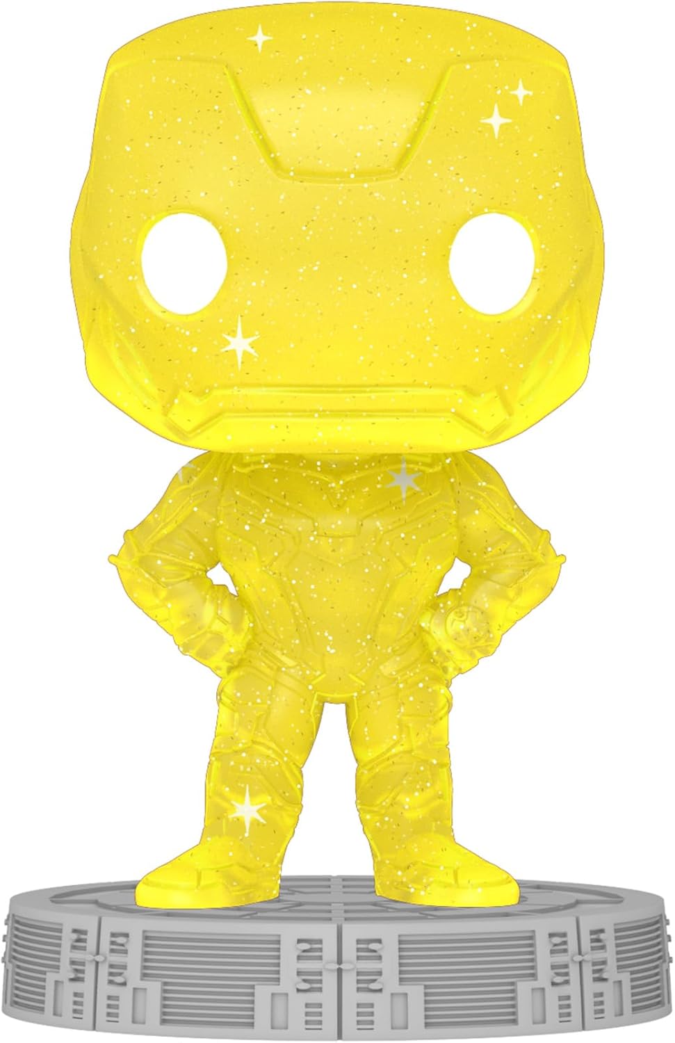Figurine Pop Iron Man jaune Artist Series Marvel Infinity Saga avec boîte de protection – Image 2