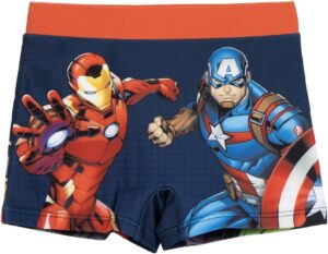 Maillot de bain enfant Marvel Avengers Iron Man avec Captain America, Hulk et Thor