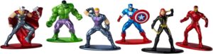 Coffret Marvel Avengers de 6 figurines métal avec Iron Man Jada 253224001