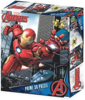 Puzzle horizontal lenticulaire 500 pièces Iron Man Marvel Avengers effet 3D PUA04000