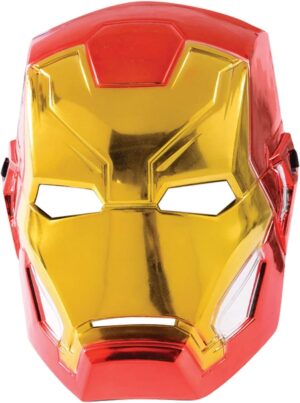 Masque enfant Iron Man Marvel, taille unique avec fermeture velcro ajustable