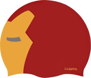 Bonnet de natation Iron Man en silicone 55 g
