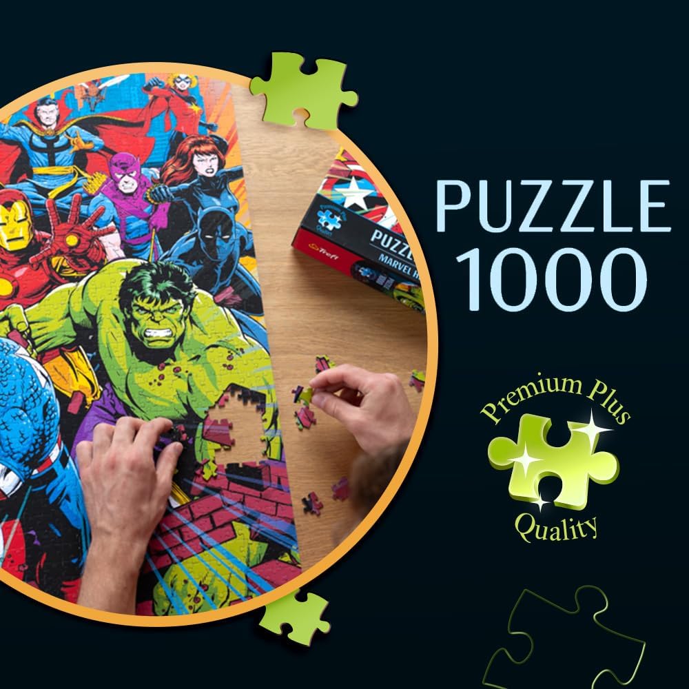 Puzzle Marvel Iron Man 1000 pièces avec poster, dès 12 ans – Image 3