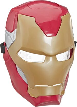 Masque électronique Iron Man Marvel Avengers à visière mobile