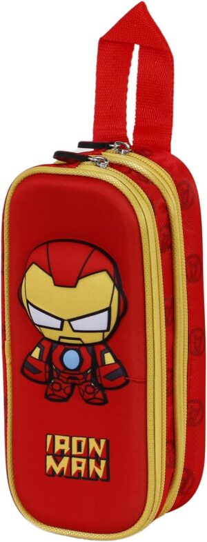 Trousse Marvel Iron Man 3D double compartiment, taille unique