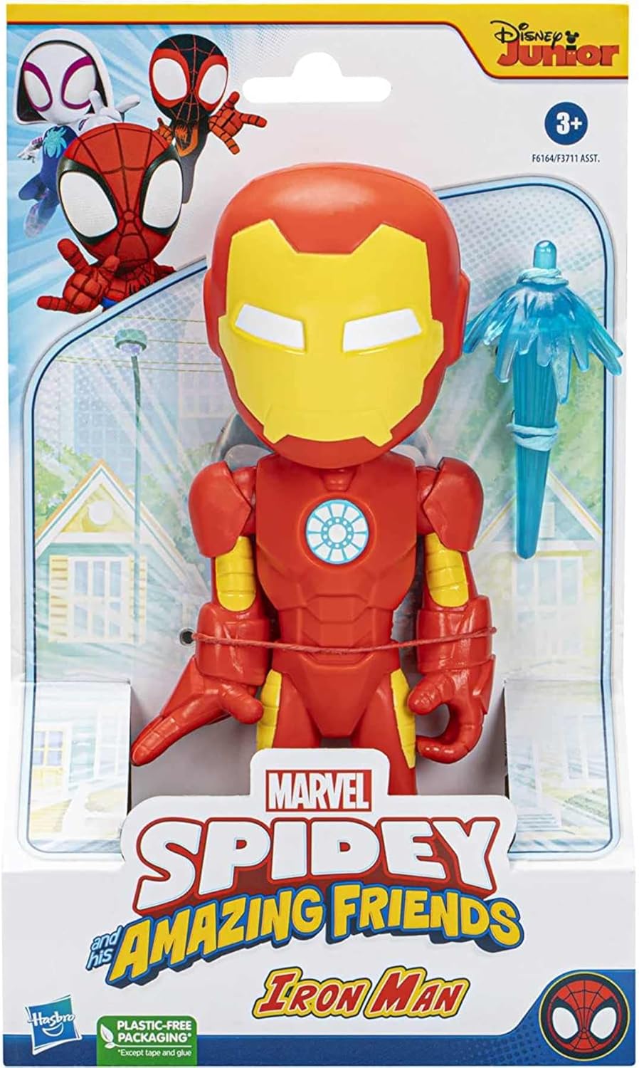 Iron Man Marvel Spidey et Ses Amis Extraordinaires, figurine géante 22 cm Hasbro – Image 3