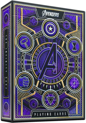 Jeu de 54 cartes Avengers Theory 11, coloris aléatoire, Iron Man