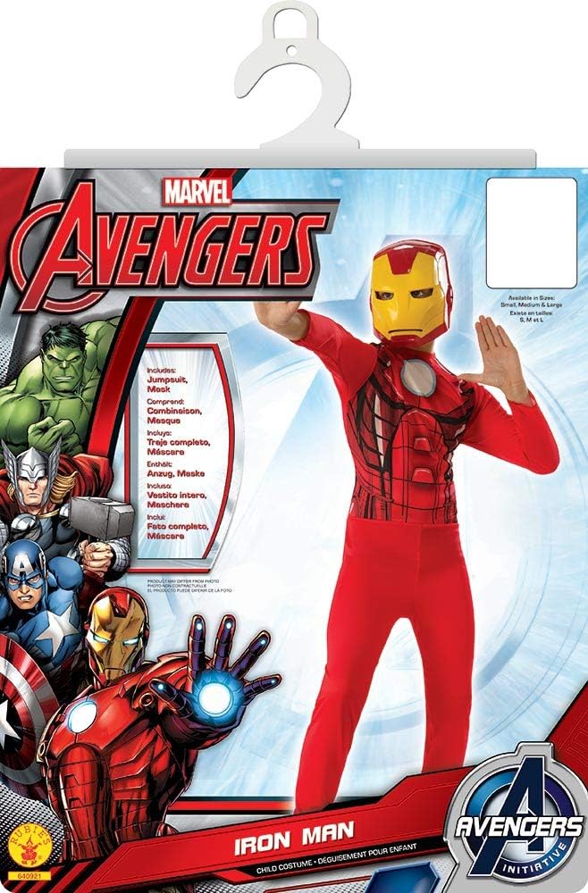 Déguisement Iron Man Marvel enfant avec combinaison et masque PVC – Image 6