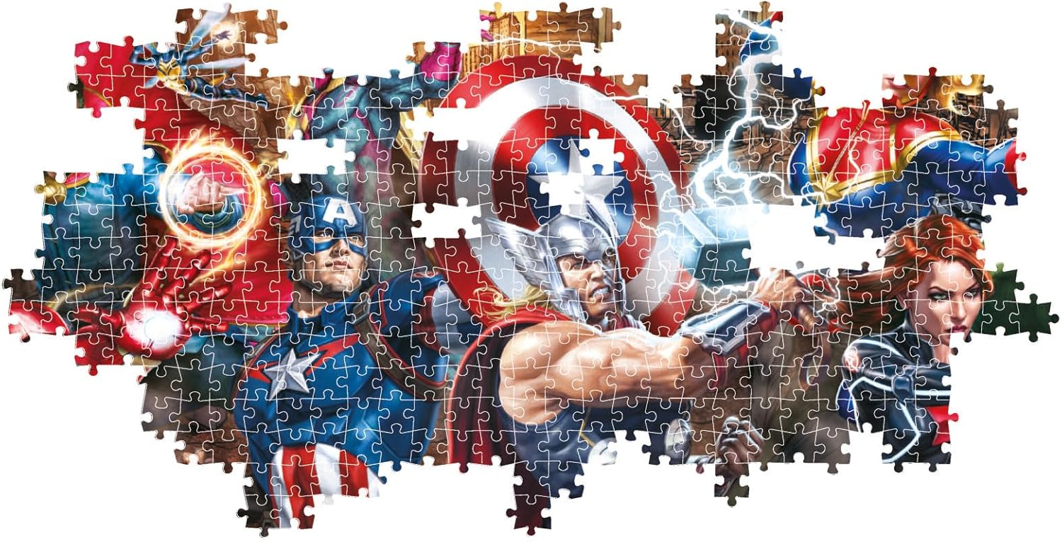 Puzzle panorama Marvel Avengers Iron Man 1000 pièces avec poster inclus 98×33 – Image 5