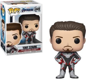 Figurine Funko Pop Tony Stark Iron Man en vinyle, Marvel Avengers Endgame