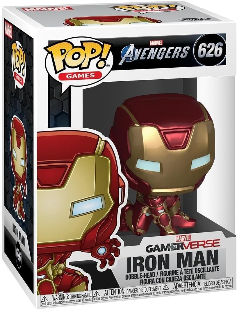 Figurine Funko POP! Iron Man Stark Tech Suit Marvel Avengers Game
