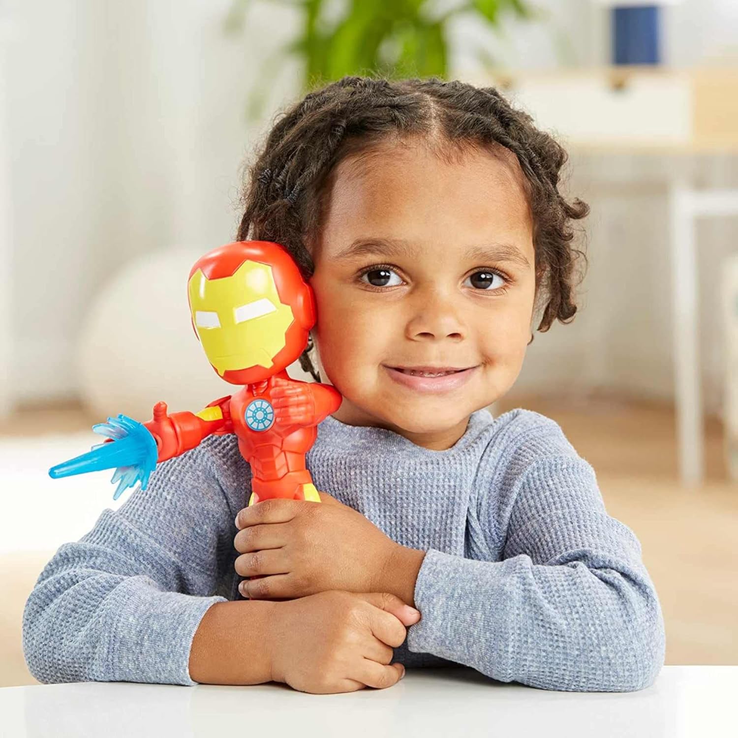 Iron Man Marvel Spidey et Ses Amis Extraordinaires, figurine géante 22 cm Hasbro – Image 2