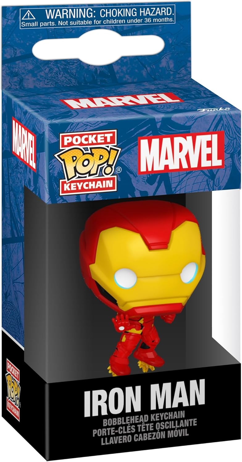 Porte-clés Funko Pop! Iron Man Marvel Comics en vinyle – Image 2