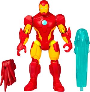 Figurine Iron Man MixMashers Marvel Avengers avec accessoires à combiner