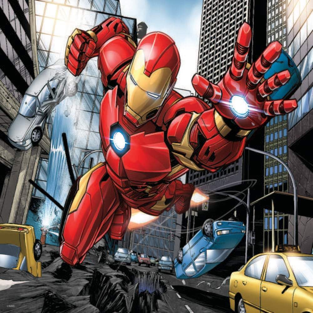 Puzzle horizontal lenticulaire 500 pièces Iron Man Marvel Avengers effet 3D PUA04000 – Image 2