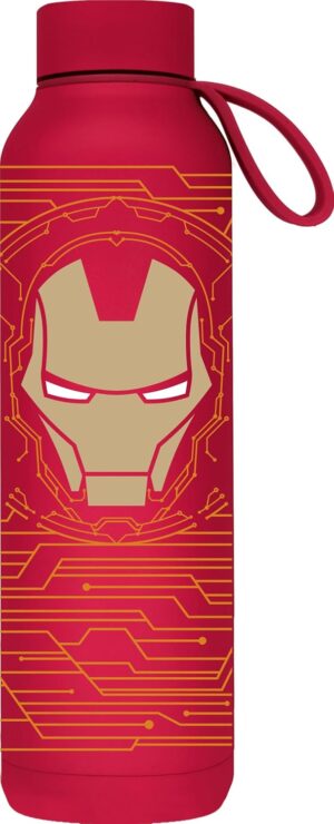 Bouteille Iron Man MARVEL avec suspension, double paroi en acier inoxydable