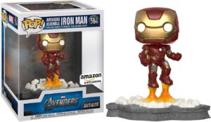 Funko POP! Deluxe Marvel Avengers Iron Man Assemble en vinyle 9,5 cm