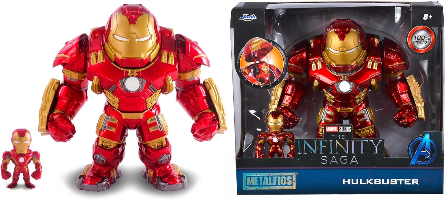 Marvel Iron Man, duo de figurines 15cm et 5cm à tête amovible – Image 6