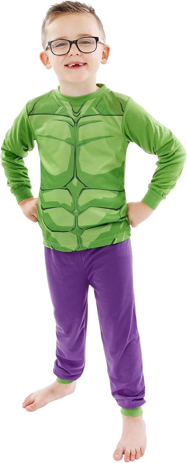 Pack de 2 pyjamas Marvel Avengers enfants Iron Man et Hulk – Image 2