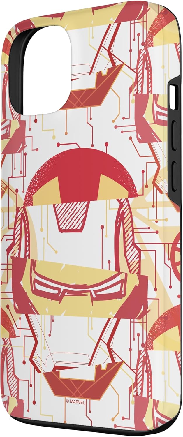 Coque iPhone 13 Marvel Iron Man Tony Stark Casque épissé – Image 2
