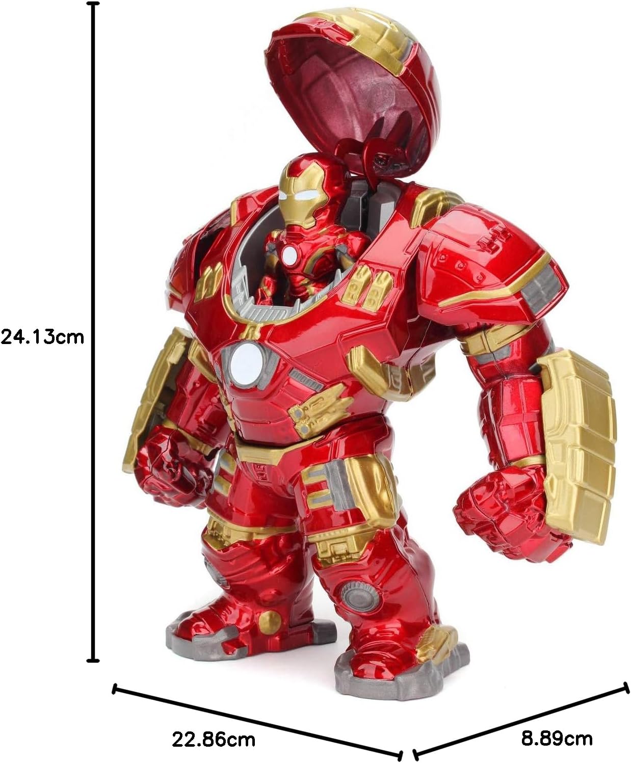 Marvel Iron Man, duo de figurines 15cm et 5cm à tête amovible – Image 7