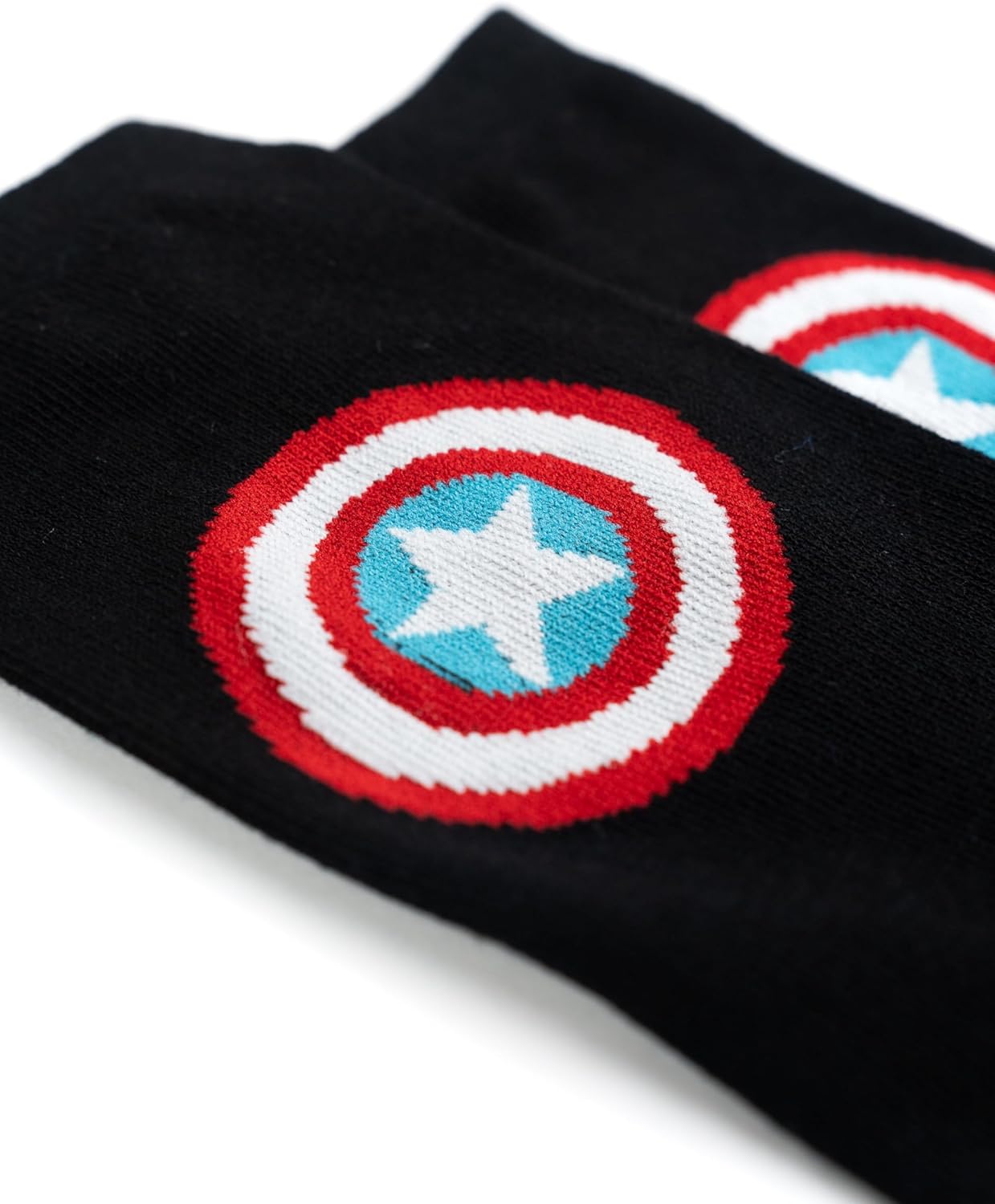 Lot de 5 paires de chaussettes Marvel Iron Man et Avengers homme noir/gris 40-45 – Image 3