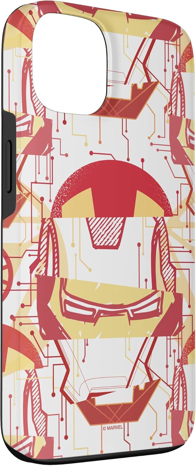 Coque iPhone 13 Marvel Iron Man Tony Stark Casque épissé – Image 3