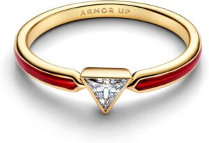 Bague PANDORA Marvel Iron Man plaqué or 14 carats 164211C01
