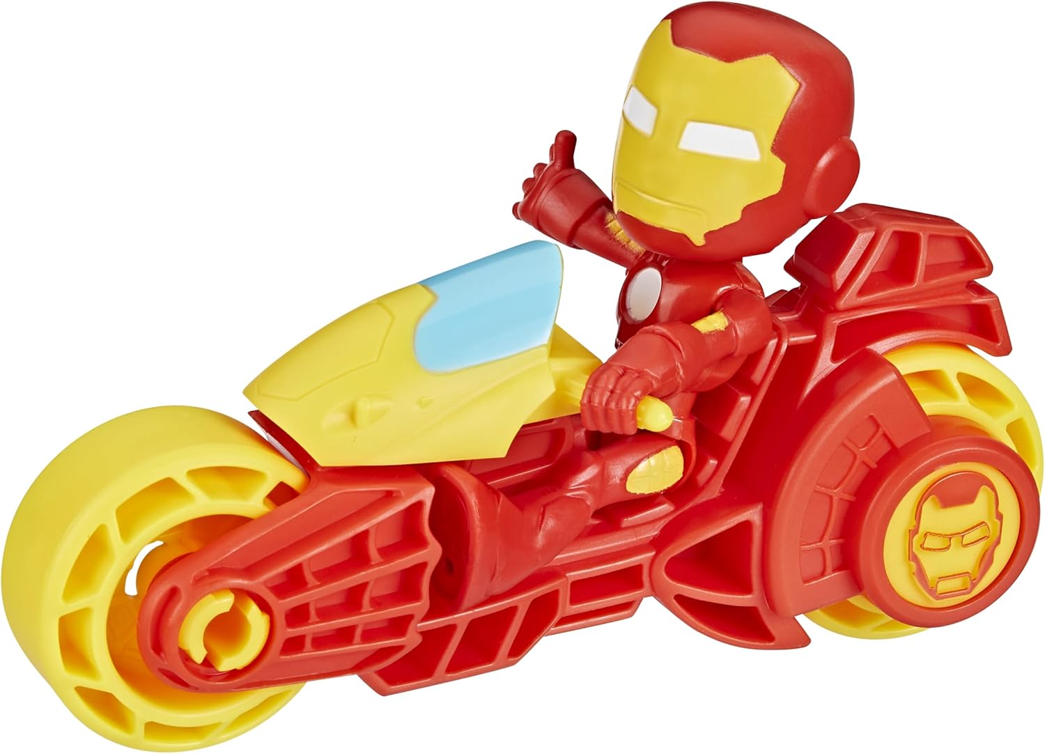 Coffret Marvel Spidey et ses Amis Extraordinaires avec figurine Iron Man et moto – Image 3