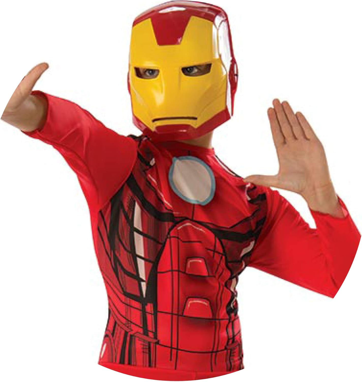 Déguisement Iron Man Marvel enfant avec combinaison et masque PVC – Image 2