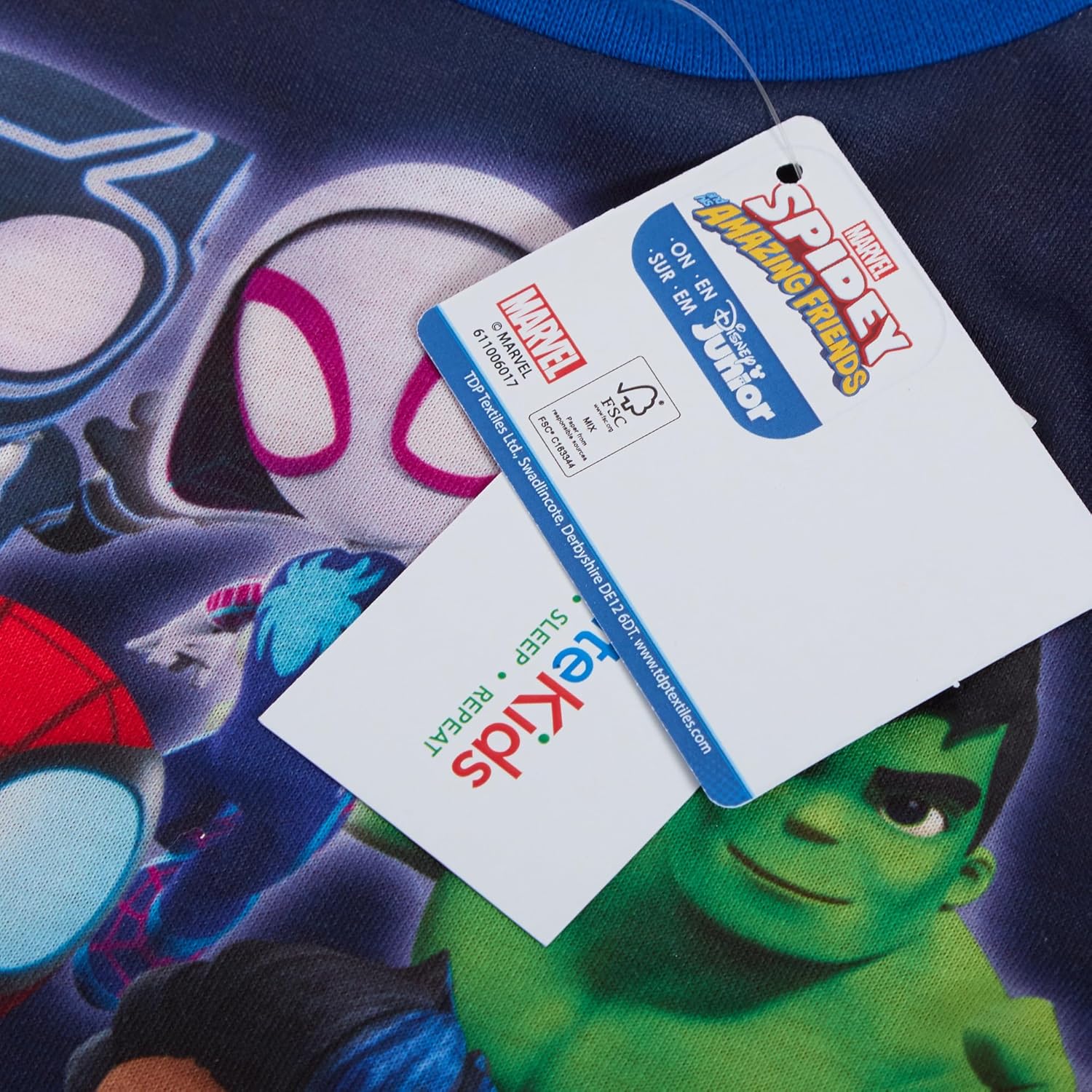 Pyjama enfant Spidey And His Amazing Friends avec Iron Man et héros Marvel – Image 5