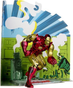 Figurine Marvel Iron Man 1:10 avec scène, The Invincible Iron Man 126