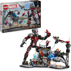 LEGO Marvel Iron Man et Captain America Civil War, avion à construire 76314