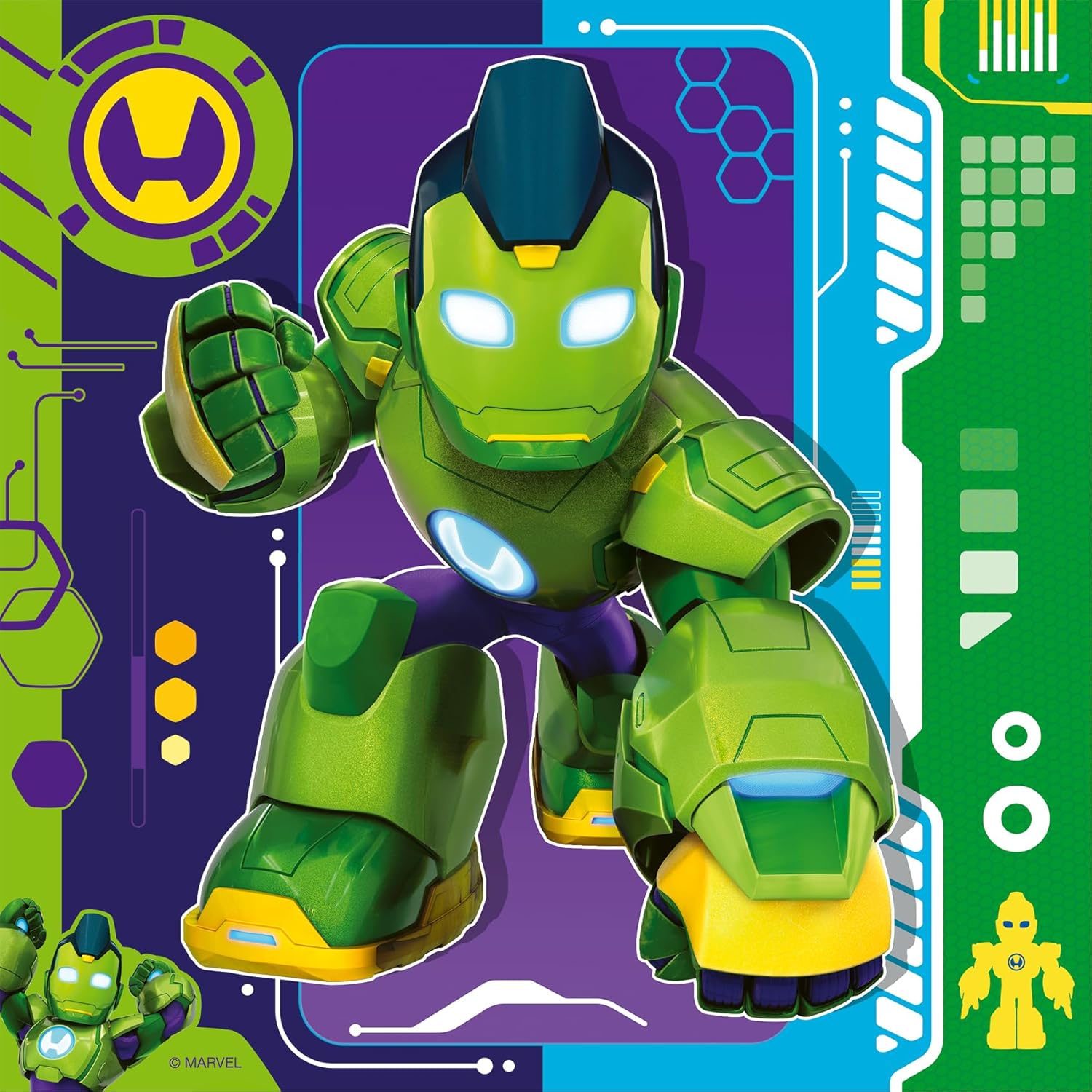Puzzle Iron Man Ravensburger, 3 puzzles de 49 pièces – Image 4