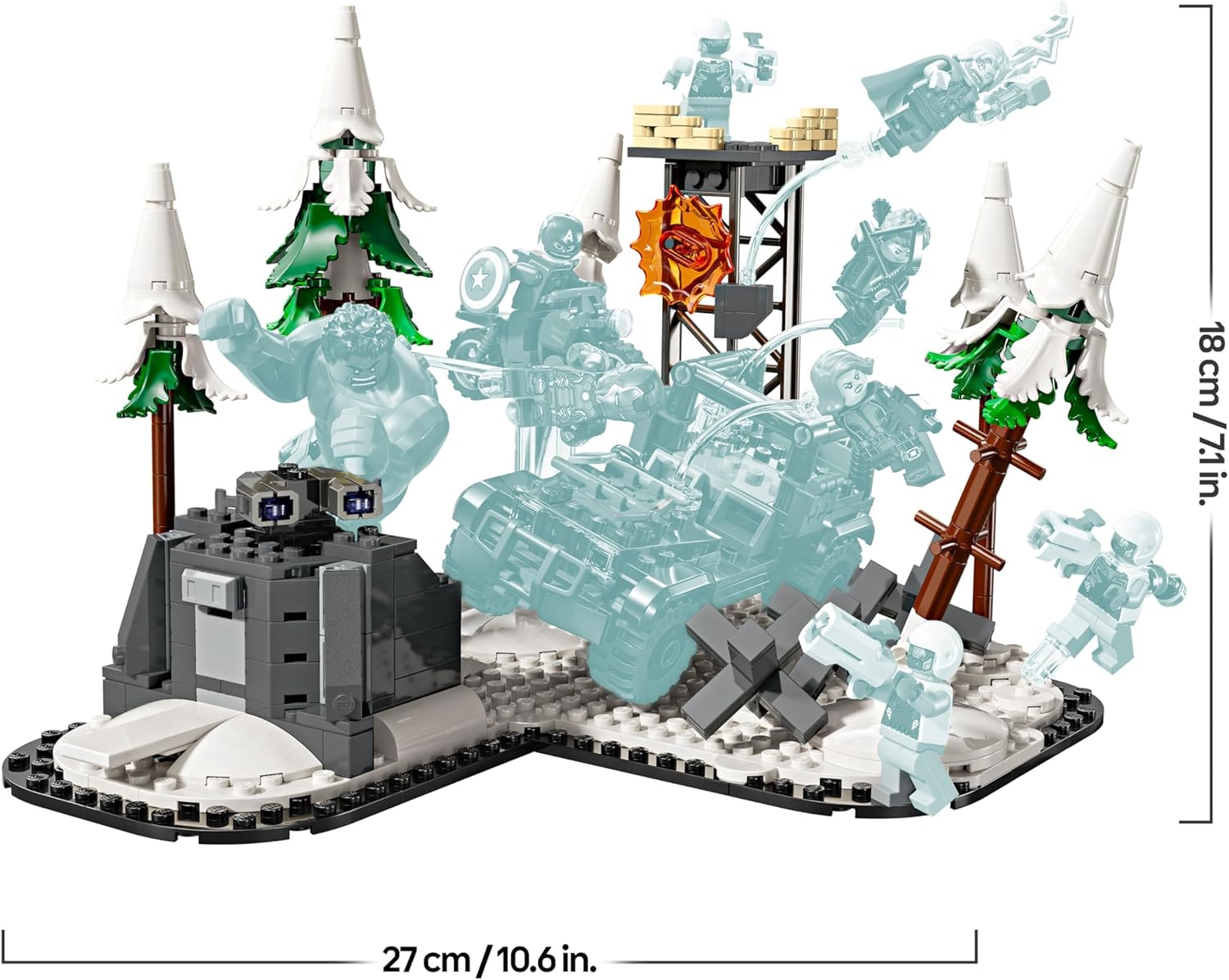 LEGO Marvel Avengers 76291 L’Ère d’Ultron avec Iron Man et 8 minifigurines – Image 7