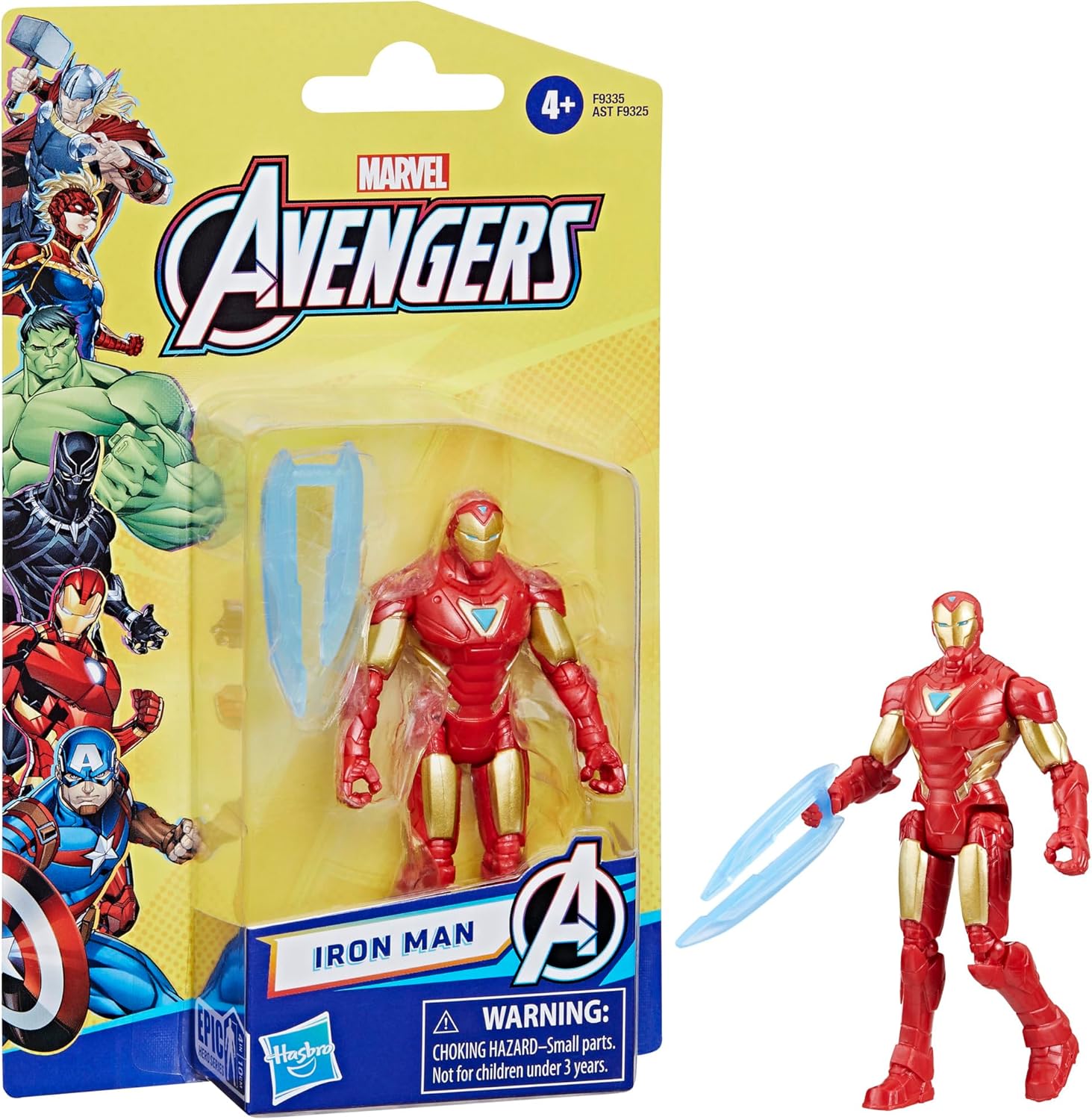 Figurine Iron Man 10 cm Avengers Epic Hero Series Marvel – Image 3