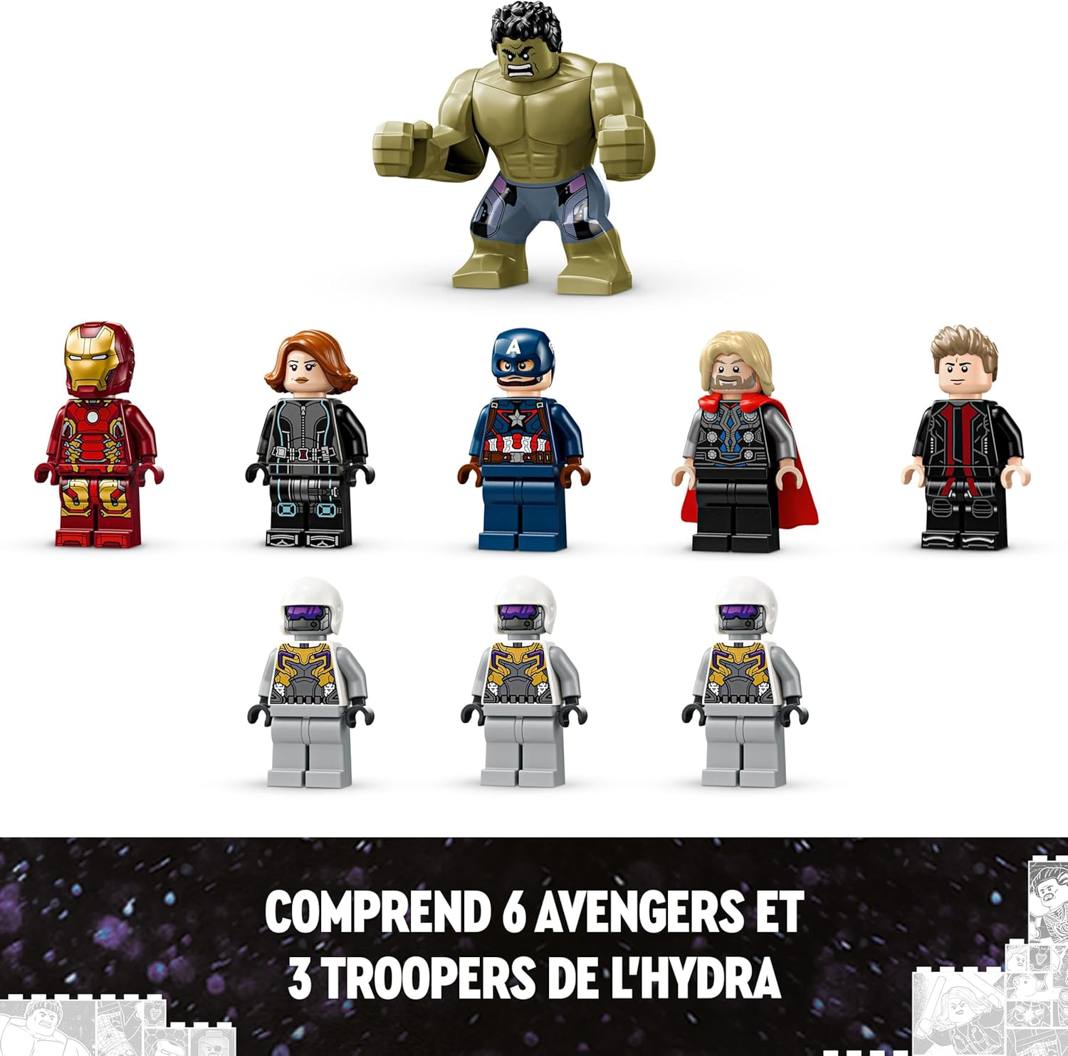 LEGO Marvel Avengers 76291 L’Ère d’Ultron avec Iron Man et 8 minifigurines – Image 6
