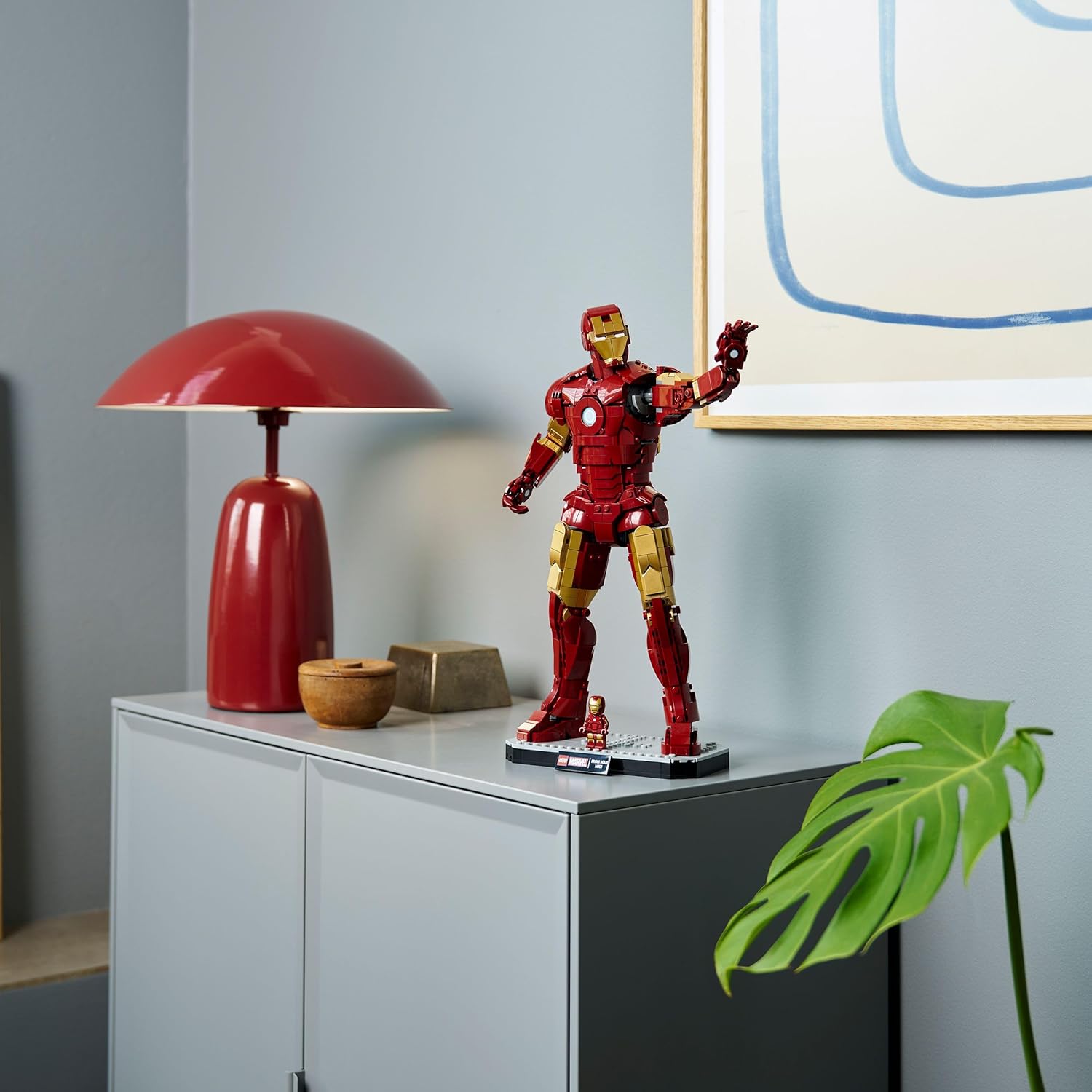 Figurine collector LEGO Marvel Iron Man Mark 3 avec réacteur arc 76344 – Image 3