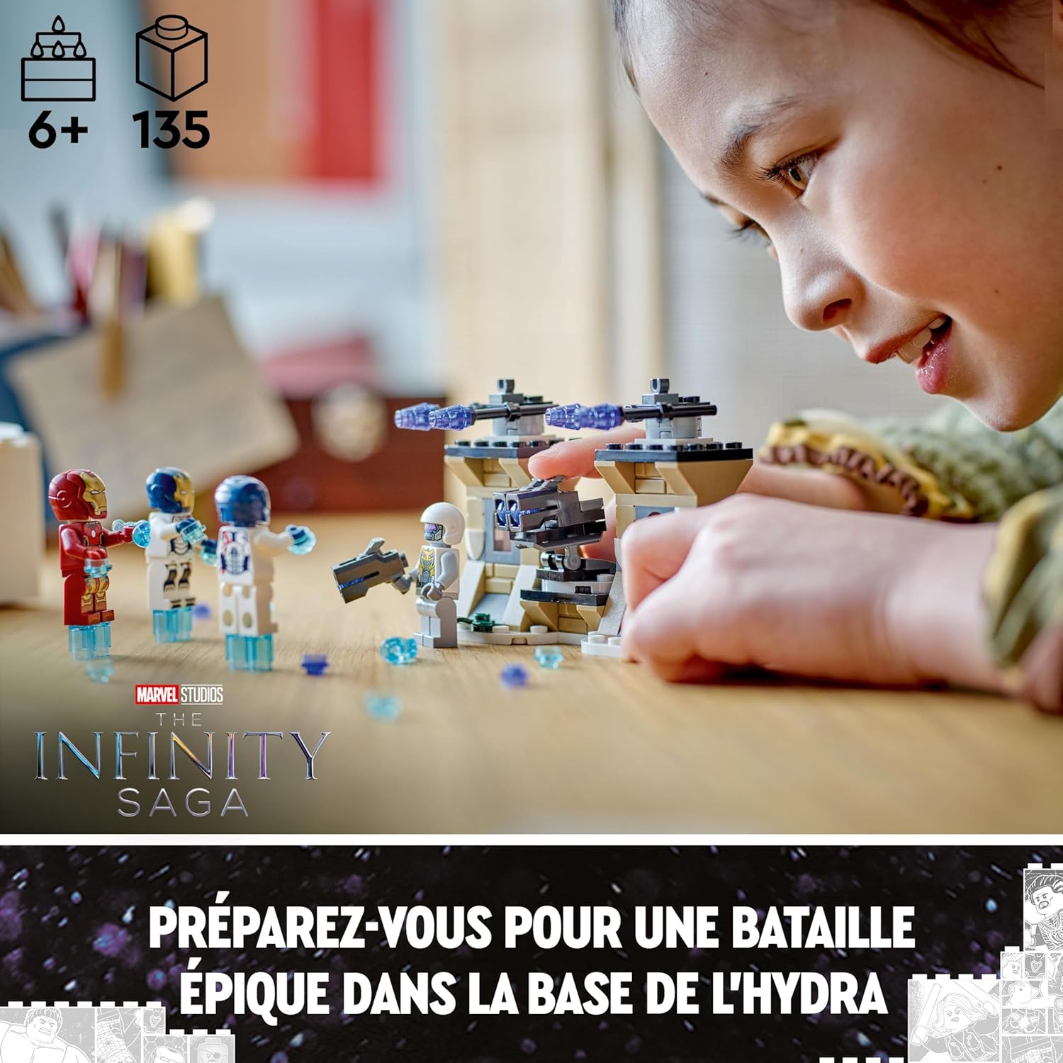 LEGO Marvel 76288 Iron Man, l’Iron Legion et le soldat de l’Hydra – Image 2