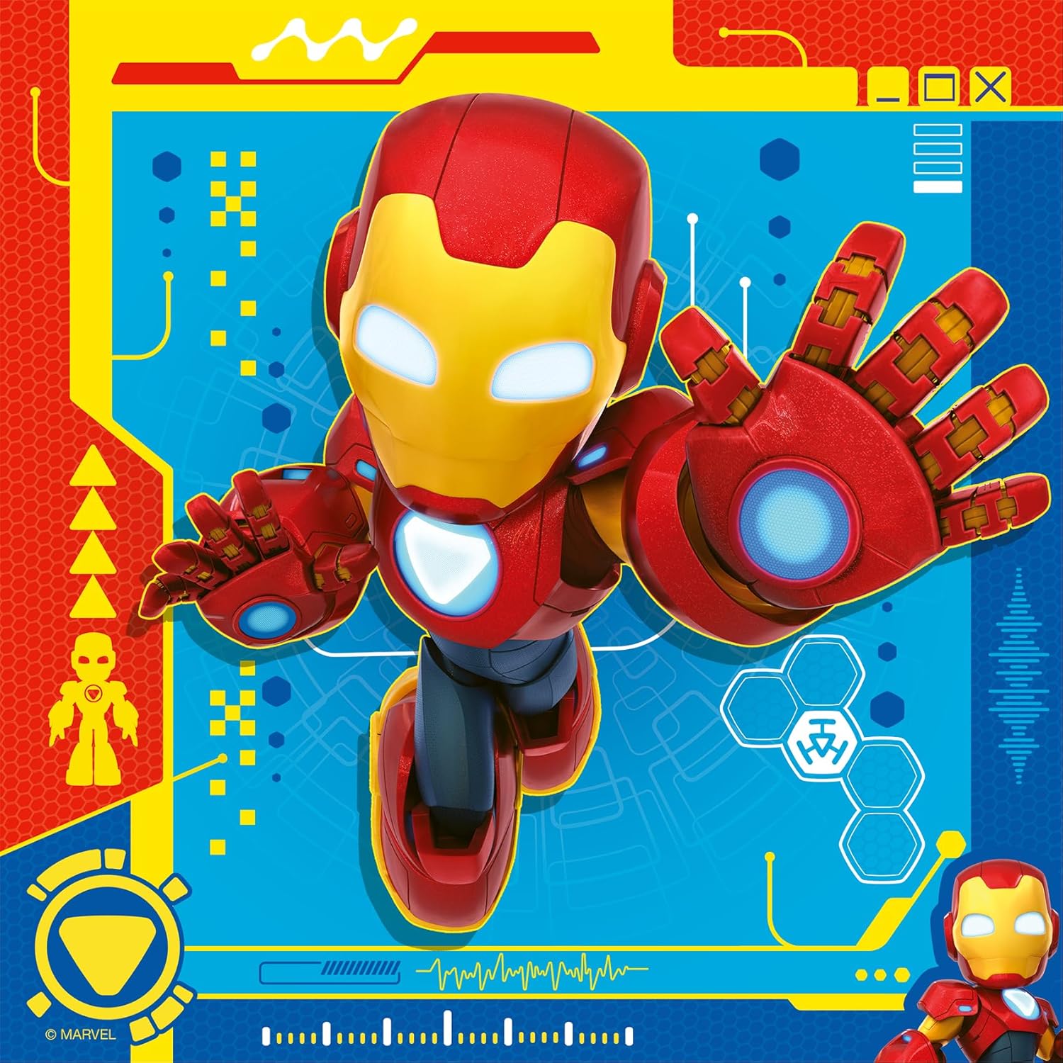 Puzzle Iron Man Ravensburger, 3 puzzles de 49 pièces – Image 2