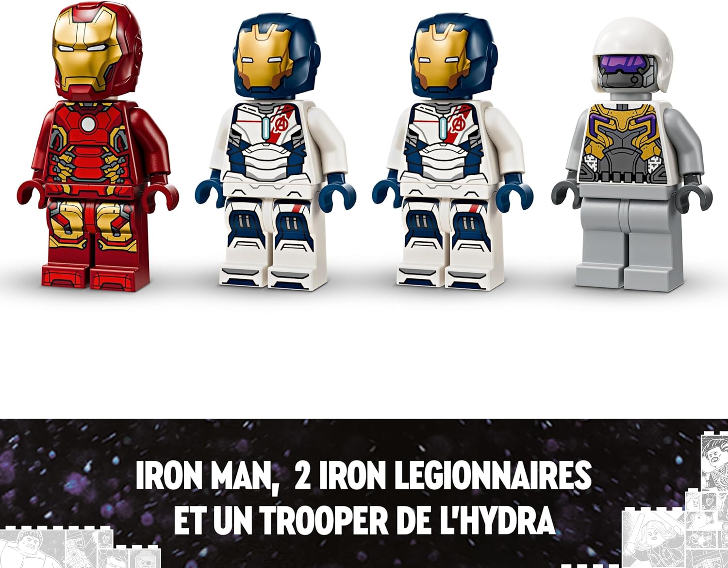LEGO Marvel 76288 Iron Man, l’Iron Legion et le soldat de l’Hydra – Image 7