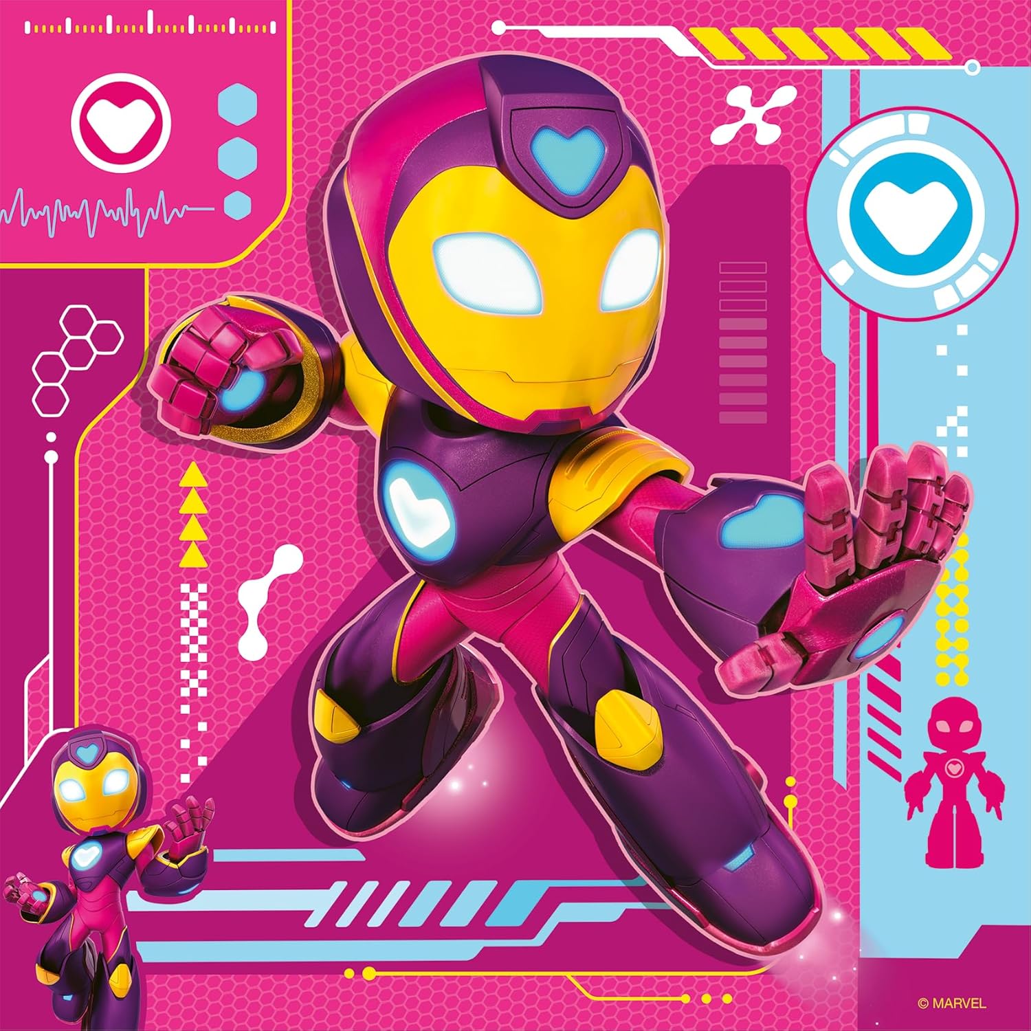 Puzzle Iron Man Ravensburger, 3 puzzles de 49 pièces – Image 3