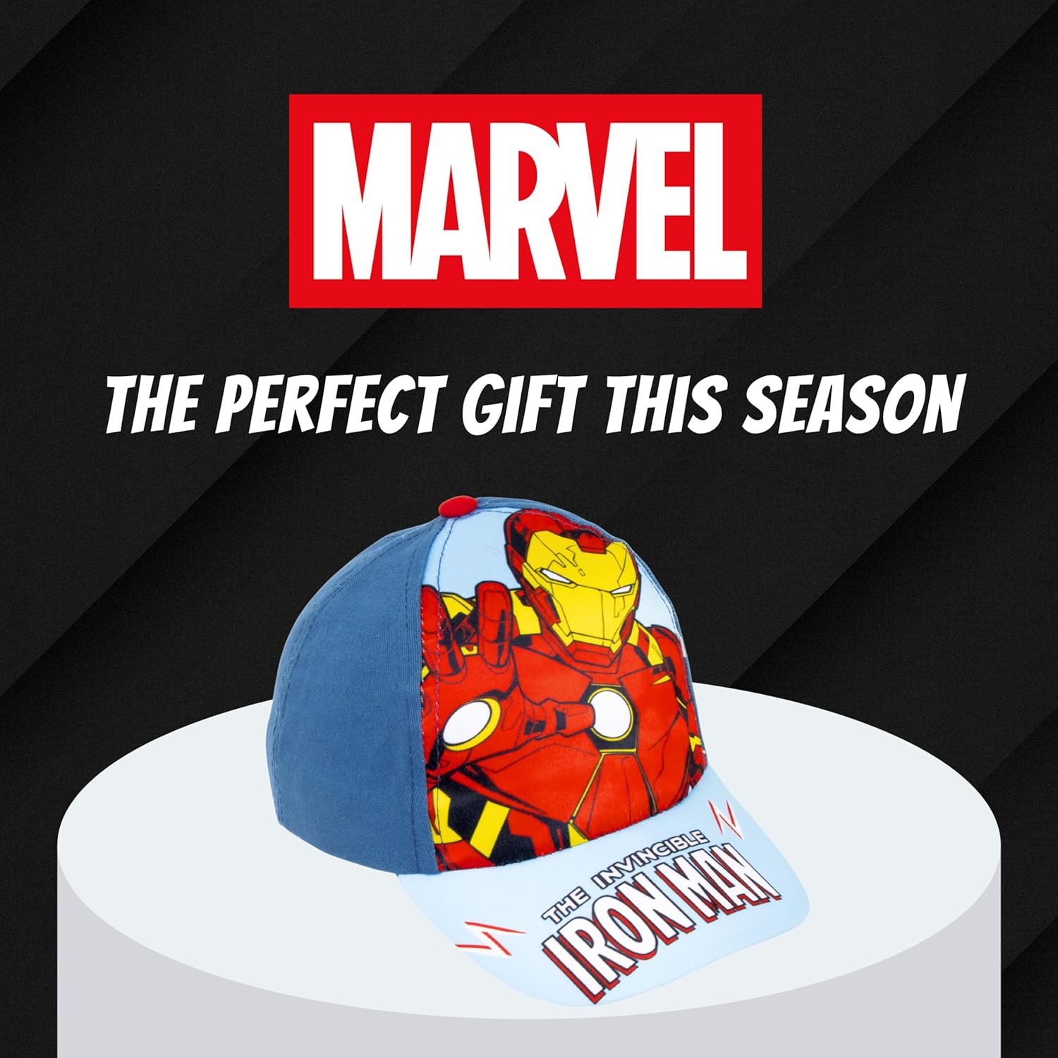 Casquette d'été Marvel Avengers bleu avec visuels Iron Man et Hulk pour garçon – Image 7